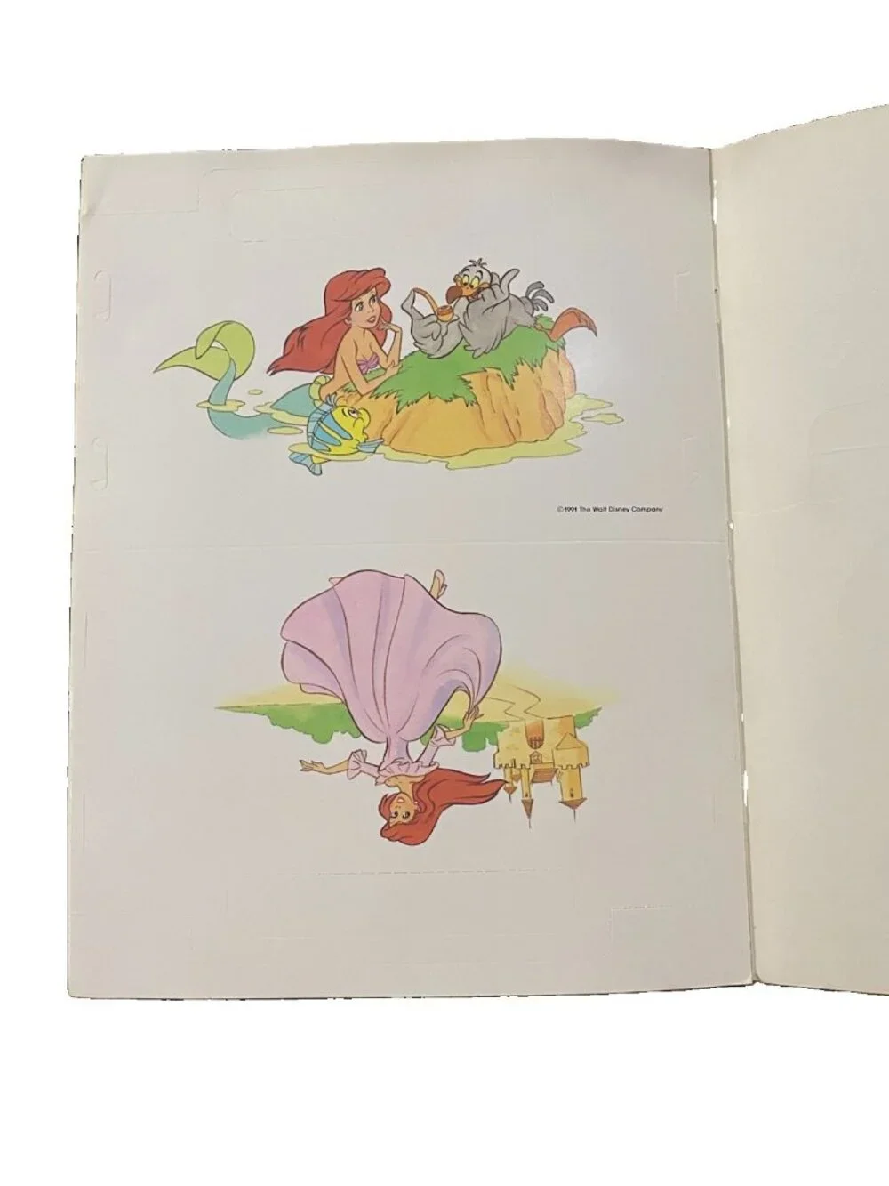 Walt Disney's The Little Mermaid Paper Doll NEW/UNPUNCHED 1991 Golden Vintage